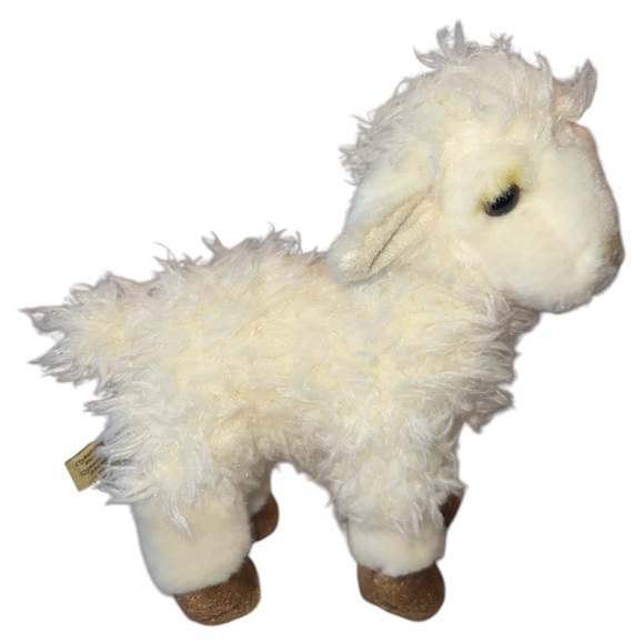 Miyoni Aurora Mom Baby Lamb Sheep Laying Down Realistic Stuffed Plush Lot 2 - Picture 10 of 14